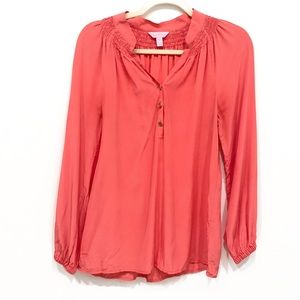Lilly Pulitzer | Silk Pink Elsa Blouse | XS